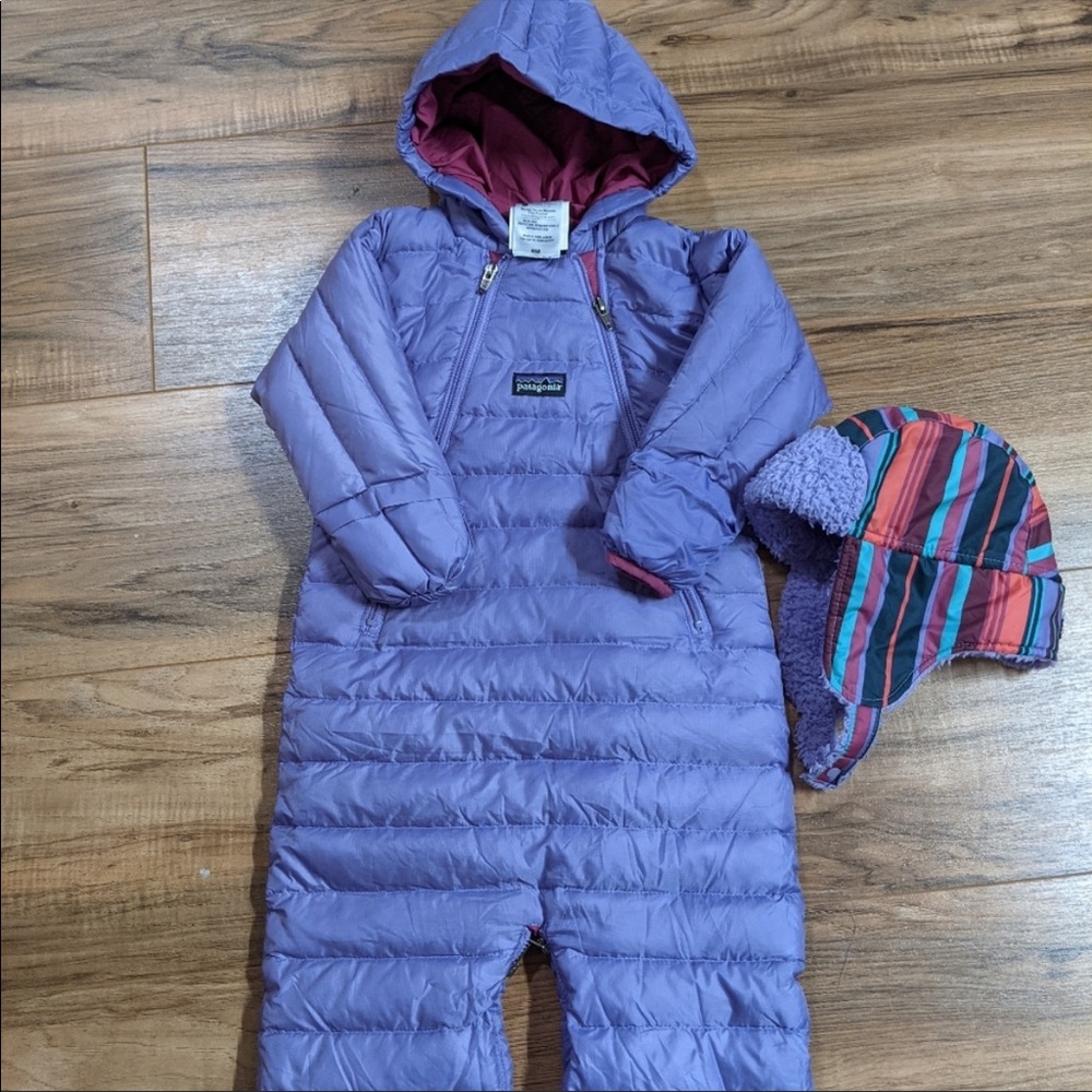 Patagonia bunting outfit with hat